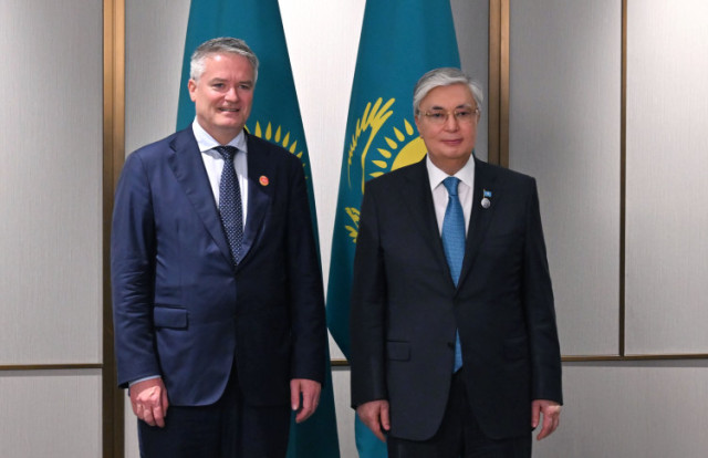 Kazakh President holds meeting with OECD Secretary-General