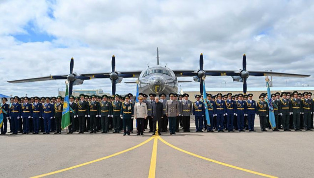 President Tokayev takes part in opening ceremony of National Guard airbase
