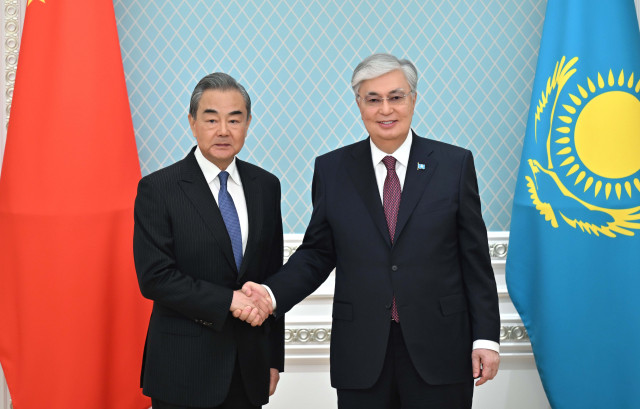 President Tokayev receives Chinese Foreign Minister