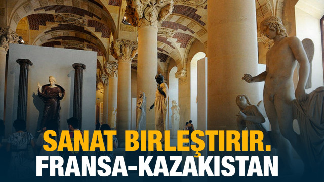 Sanat birleştirir. Fransa-Kazakistan