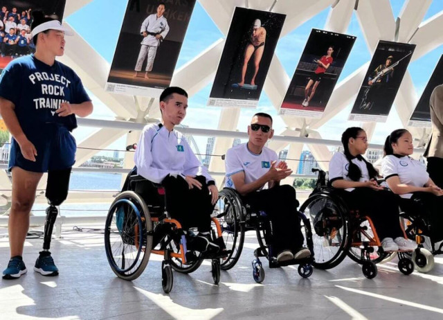 Астанада Паралимпиада ўйинларига бағишланган фотокўргазма очилди