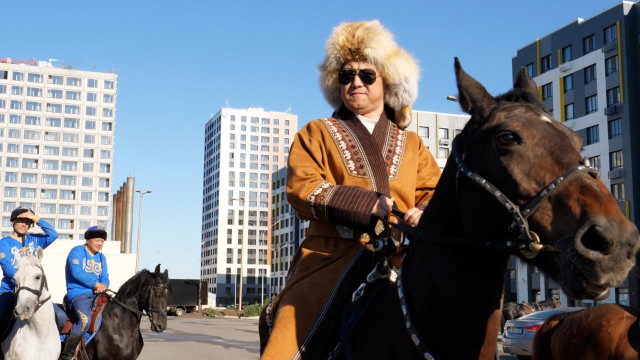 Astana hosts horse parade ahead of World Nomad Games