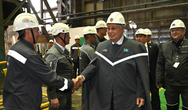 К.Токаев иш сапары менен Караганды облусуна барды