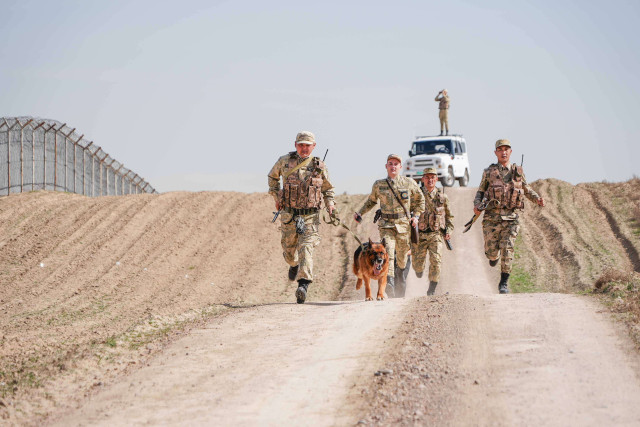 Астанада чегарачилар шаҳарчаси очилди