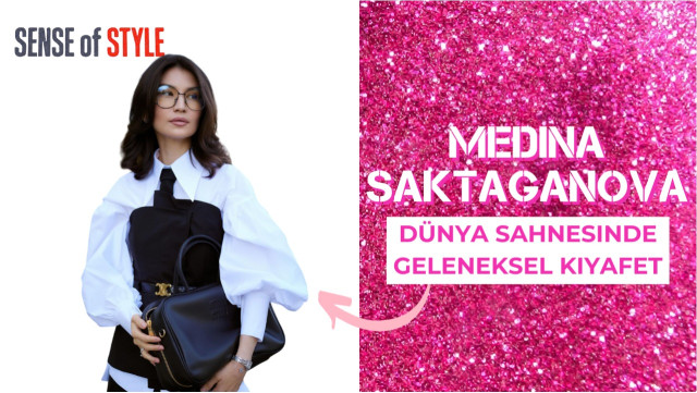 Medina Saktaganova. Dünya sahnesinde geleneksel kiyafet