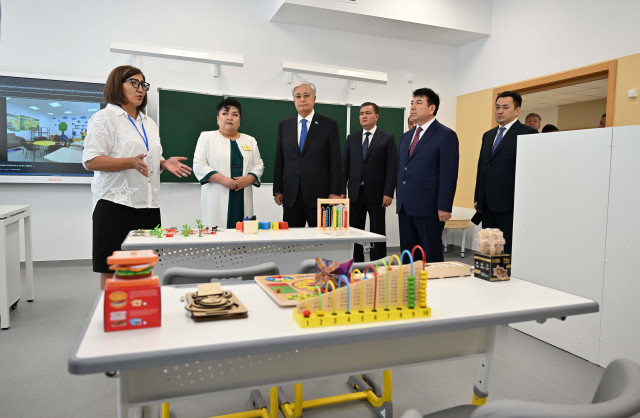 President Tokayev tours capital’s new schools