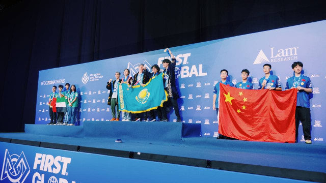 Kazakh schoolchildren become three-time world robotics champions