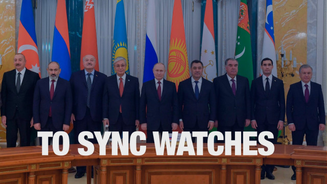 To sync watches