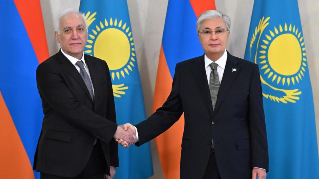 Ermenistan Devlet Başkanı: Kazakistan ile dostane ilişkilerimizi geliştirmek istiyoruz
