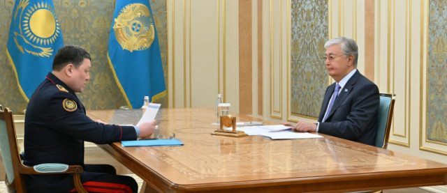 Kazakh President receives Interior Minister
