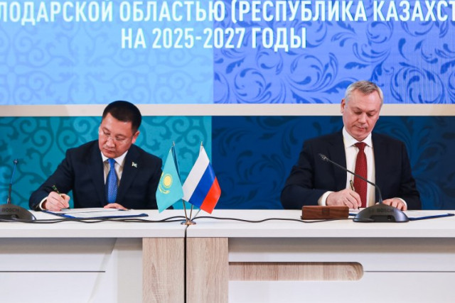 Казакстан менен Орусия аймактары кызматташуу келишимине кол коюшту