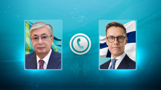 Kazakh, Finnish Presidents hold telephone conversation