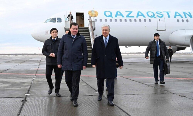 Kazakh President pays working visit to Aktobe Region