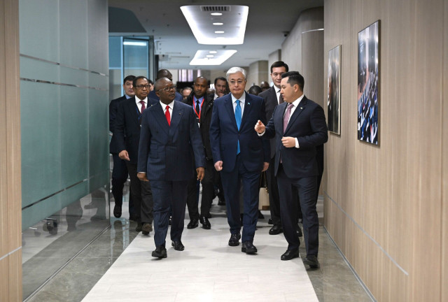 Kazakh, Guinea-Bissau Presidents visit AIFC