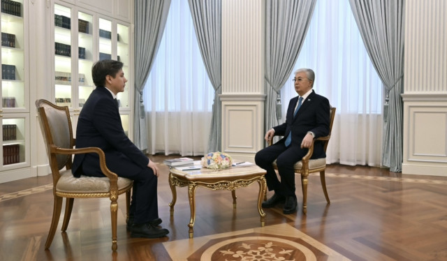 Қосим-Жўмарт Тўқаев «Она тили» газетасига интервью берди