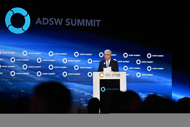 Президент Казахстана выступил на саммите «Неделя устойчивого развития Абу-Даби»