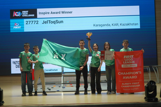 Almatı ilinde robotikten bölgesel yarışma düzenlendi