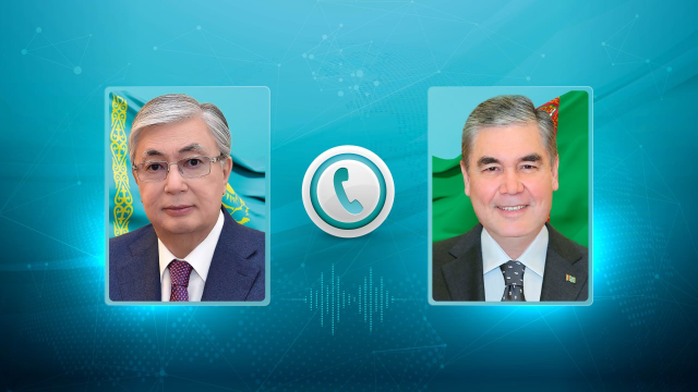 Казакстан президенти Гурбангулы Бердымухамедов менен телефон аркылуу сүйлөштү