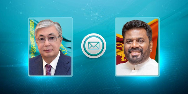 Kassym-Jomart Tokayev congratulates President of Sri Lanka