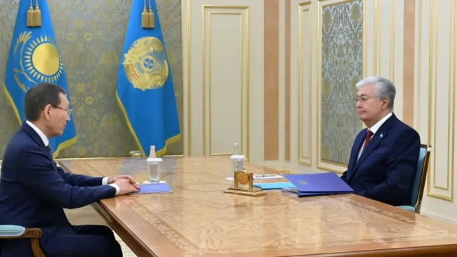 Қ.Тоқаев Орталық сайлау комиссиясының төрағасын қабылдады