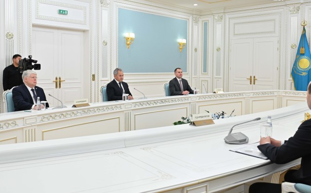 Казакстандын президенти Орусиянын коопсуздук кеңешинин катчысын кабыл алды