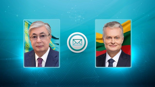 Kassym-Jomart Tokayev sends congratulatory telegram to Lithuanian President