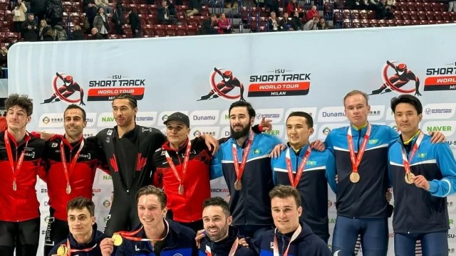 Қазақстандық шорт-трекшілер Миланда өткен әлем кубогында қола медаль жеңіп алды