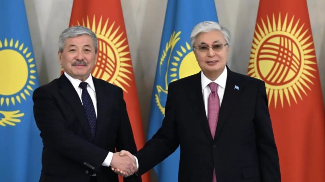 Қ.Тоқаев қазақ-қырғыз ынтымақтастығының қарқынды дамуын атап өтті
