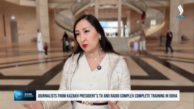 Президент телерадиокомплексинин журналисттери AL JAZEERA медиа-институтунда билимдерин чыңдады