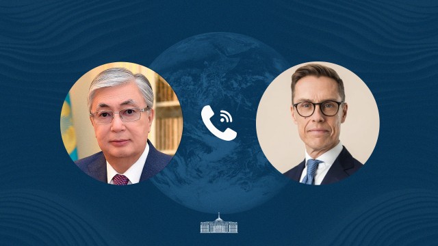 Kazakh, Finnish Presidents hold telephone conversation