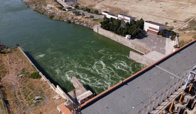 Shardara Reservoir in Turkistan region 90% full