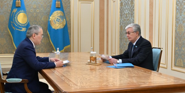 Президент Қаржылық мониторинг агенттігінің төрағасын қабылдады