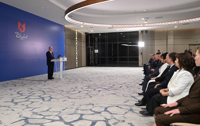 Мамлекет башчысы Шымкент шаарынын элинин алдында сөз сүйлөдү