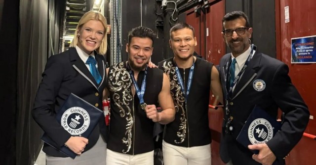 Алматы циркінің әртістері гиннес рекордтар кітабына енді