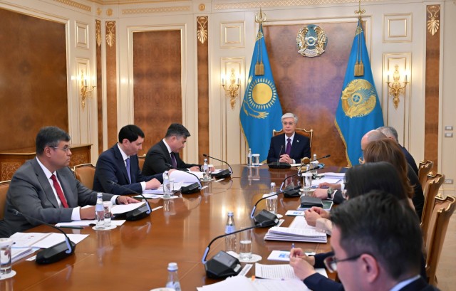 Президент Қозоғистон Миллий банки ҳисоботини қабул қилди