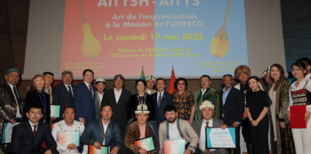 Aitys of Kazakh and Kyrgyz akyns held in Paris for first time
