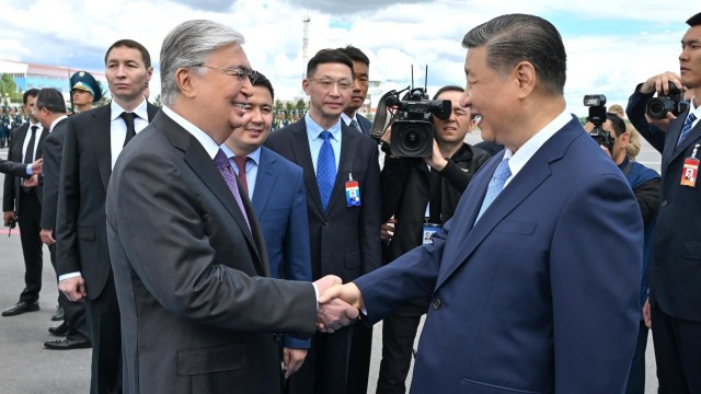 Chinese President arrives in Kazakhstan for visit
