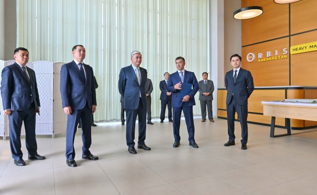 Президент Астанада бірқатар нысанды аралады