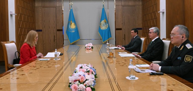 Қозоғистон Президенти «Эгмонт» молия разведкаси раҳбарини қабул қилди