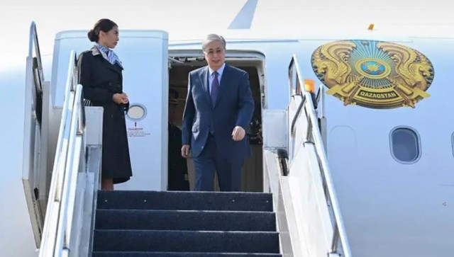 Президент Казахстана прибыл в Актюбинскую область