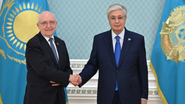 Kazakh President receives ICAO Council President