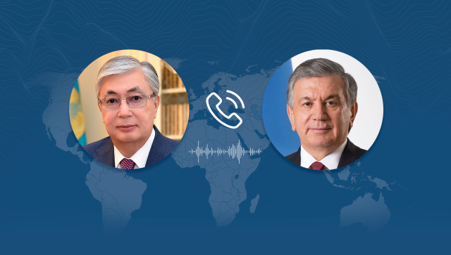 Kassym-Jomart Tokayev holds telephone conversation with Uzbek President
