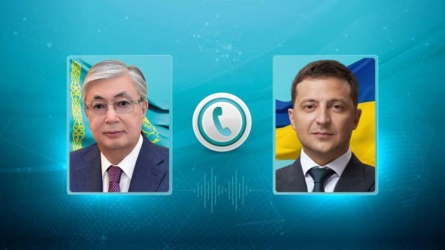 Қосим-Жўмарт Тўқаев Украина Президенти телефон орқали суҳбатлашди