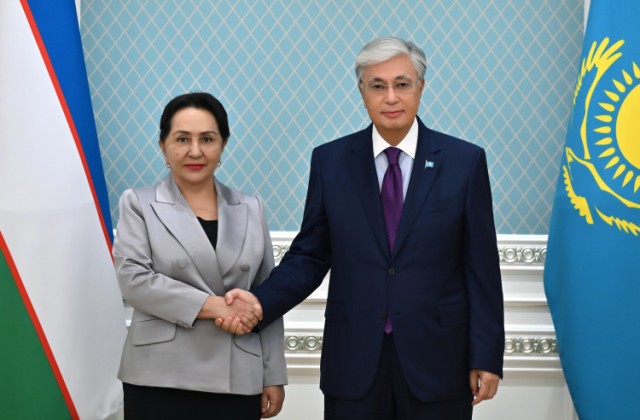 Kazakh President meets Chairperson of Uzbekistan’s Senate