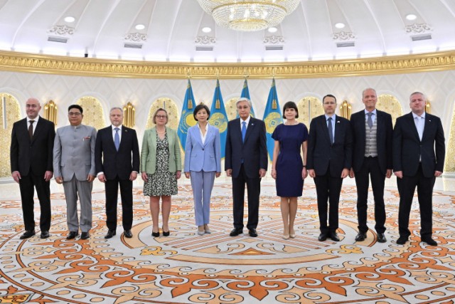 President Tokayev receives credentials from ambassadors of eight countries