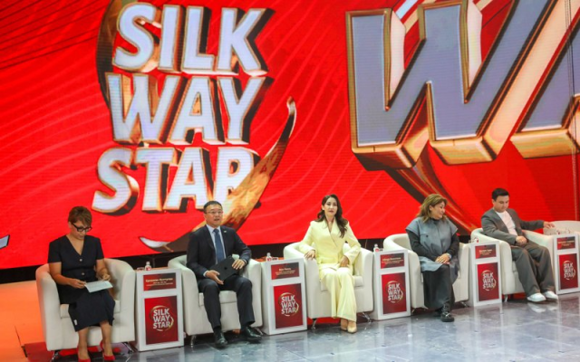Flags of Silk Way Star participants light up EXPO Sphere
