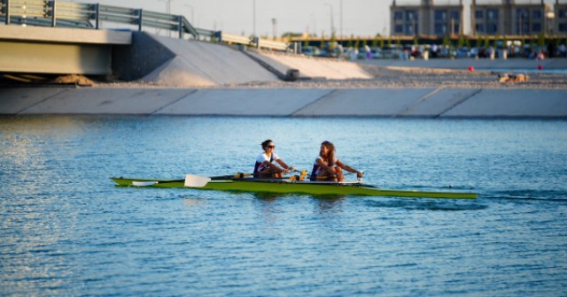 Түркістанда Орталық Азияда теңдесі жоқ ескек есу арнасы ашылды
