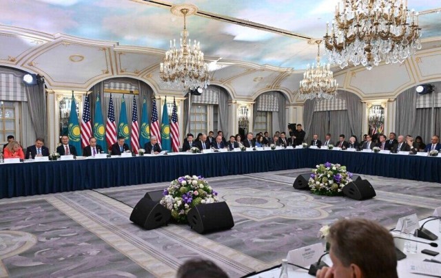 Kassym-Jomart Tokayev outlines priorities of Kazakhstan-U.S. partnership at business meeting