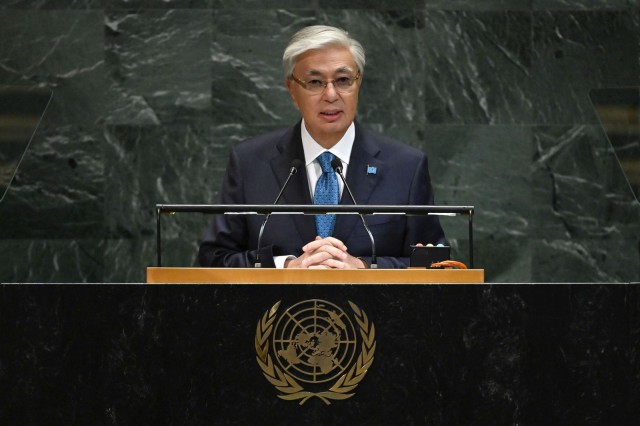 Қазақстан Президенті БҰҰ Бас Ассамблеясының 80-ші сессиясындағы жалпы дебатта сөз сөйледі