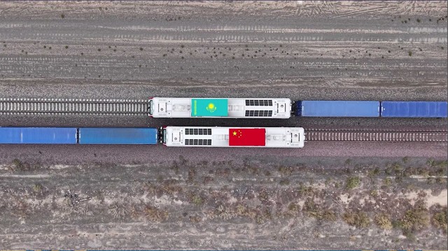 Second line of Dostyk-Moiynty railway launched in Kazakhstan